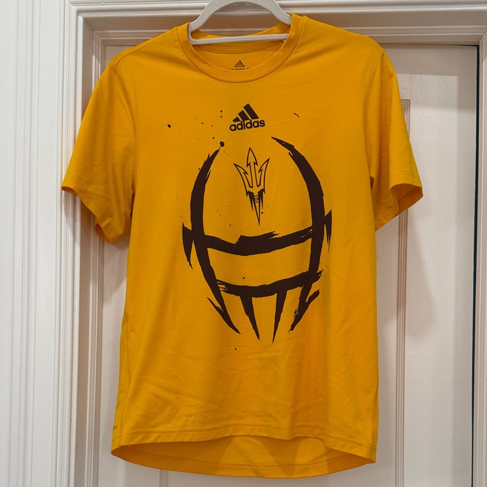 Adidas Men's Gold and Maroon Arizona Sundevils climalite
